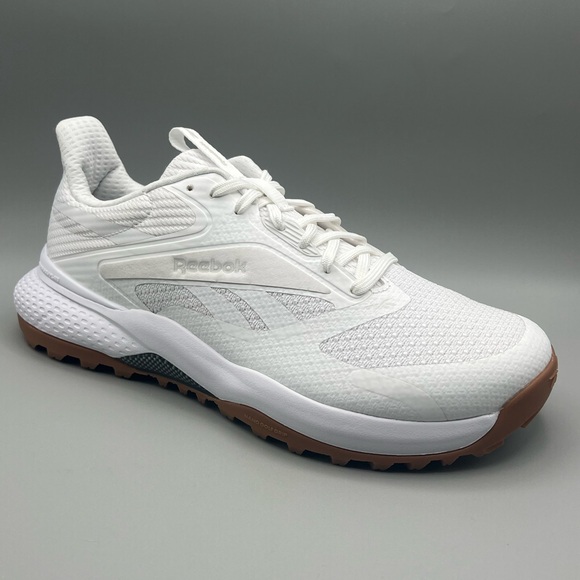 Reebok Nano Golf Spikeless White Tan Outdoor Sport Golf Shoes - Men’s Size 10 - Picture 5 of 8